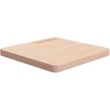 vidaXL Kvadratna mizna plošča 50x50x4 cm neobdelana trdna hrastovina | Shoptok.si
