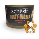Schesir dog Taste The World Asian Stir Fry 150g, Piletina, Smeđi Pirinač, Povrće