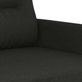  2-dijelni set sofa s jastucima crni od tkanine | shoptok.hr
