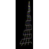 LED Božićno drvce s zemljanim klinovima Šareni 511 cm Metal | Eponuda.ba
