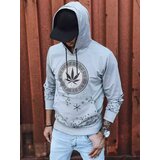 DStreet Bluza męska z nadrukiem szara | Shoptok.si