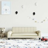  Dječja fotelja krem 90x53x30 cm od umjetne kože | shoptok.hr
