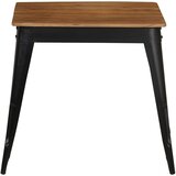 The Living Store Jedilna miza iz trdnega akacijevega lesa in jekla 75x75x76 cm - Jedilna Miza, (21420646) | Shoptok.si