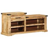  Klupa s ladicama s pohranom Smeđa 110 x 35 x 50 cm Grubi Mango | Eponuda.com