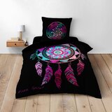 Douceur d intérieur Črna enojna bombažna posteljnina 140x200 cm Porte Bonheur – | Shoptok.si