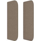  Uzglavlje s ušima smeđesivi 147x16x78/88 cm od tkanine | shoptok.hr