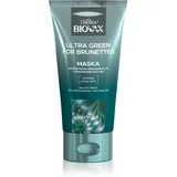 BIOVAX Glamour Ultra Green For Brunettes hranilna maska za rjave lase 150 ml