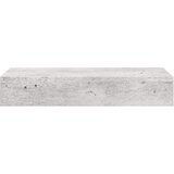  Zidne police s ladicom 2 kom boja betona 60 x 23,5 x 10 cm MDF | shoptok.hr