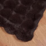  Lažni zec deka 4 pcs Kamel 240 x 270 cm Poliester | shoptok.hr
