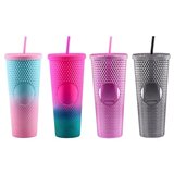 Takk Style Trend, čaša sa cevčicom, plastična, 710ml, miks Cene