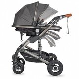 Coccolle Otroški voziček 3in1 Siyana Dahlia Mestno siv smart | Shoptok.si