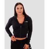 GymBeam ženski duks TRN Zip-Up Black Cene