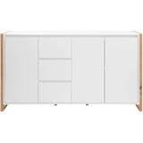 MID.YOU KOMODA, bela, hrast artisan | Shoptok.si