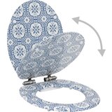  Toaletna daska s mekim zatvaranjem MDF s uzorkom porculana | shoptok.hr