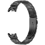 INF Kovinski pašček, združljiv z Xiaomi Mi Band 8/9/10 - vzmetna zasnova Black, (5000073612) | Shoptok.si