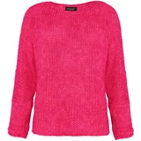SASSYCLASSY Široki pulover neonsko roza