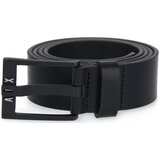 EAX Pasovi ARMANI 20 TONGUE BELT Črna Cene