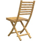 vidaXL Sklopive vrtne stolice 4 kom 43 x 54 x 88 cm od bambusa | shoptok.hr