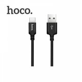Hoco podatkovni kabel Type C na USB 1m 3A črn pleten Cene