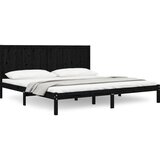 Furnova Posteljni okvir črn iz trdne borovine 200x200 cm, (21936312) | Shoptok.si