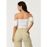 Dewberry Z2008 MISS KROP BLOUSE-SNOW WHITE | Shoptok.si