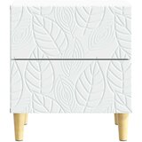  Noćni ormarić Bijela 43 x 34,5 x 48 cm Konstruirano drvo | shoptok.hr