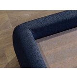 Bobochic Paris Temno modra oblazinjena zakonska postelja s prostorom za shranjevanje z letvenim dnom 160x200 cm Garance – | Shoptok.si