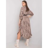 Och Bella Dress-TW-SK-BI-32556-1.62P-black-beige | Shoptok.si