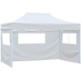  Profesionalni sklopivi šator za zabave 280x410x315 cm čelični bijeli | Eponuda.ba