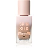 Makeup Revolution Skin Silk Serum Foundation lahki tekoči puder s posvetlitvenim učinkom odtenek F5 23 ml | Shoptok.si