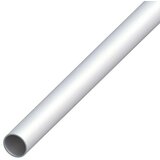 KANTOFLEX Okrugla cijev (Ø x D: 8 x 2.000 mm, Aluminij, Srebrne boje, Eloksirano) | shoptok.hr