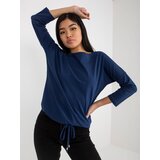 BASIC Feel Good Blouse-RV-BZ-4691.00X-navy blue | Shoptok.si