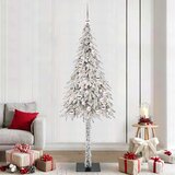  Božićno drvce s 300 LED svjetlima Bijelo 210 cm PE i čelik | shoptok.hr