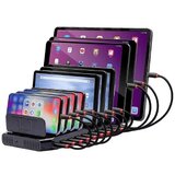 Lindy 73309 USB stanica za punjenje utičnica Izlazna struja maks. 2.4 A 10 x #####USB-A s adapterom za Australiju, s europskim adapterom, s UK adapterom, s SAD adapterom | Eponuda.ba
