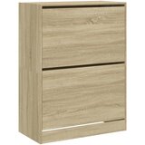 The Living Store Omarica za čevlje z 2 predaloma sonoma hrast 80x42x108 cm - Omara Za Čevlje, (21442364) | Shoptok.si