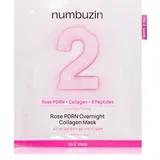 No. 2 Rose PDRN OverNight Collagen Mask globinsko hranilna maska za noč 4 kos