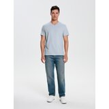 Sinsay Basic majica kratkih rukava s V-izrezom | shoptok.hr