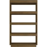 Ormarić za knjige / pregrada boja meda 80x35x135 cm borovina | Eponuda.com