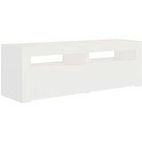 TV ormarić s LED svjetlima bijeli 120 x 35 x 40 cm | shoptok.hr