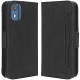 INORCO Za Nokia C02 Več rež za kartice PU usnjena torbica za telefon Popolna zaščita stojala Pokrov denarnice, (22036628) Cene