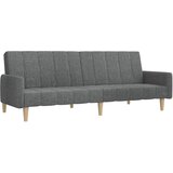  The Living Store Kavč dvosed z ležiščem svetlo sivo blago - Raztegljiv Kavč, (21447966) | Shoptok.si