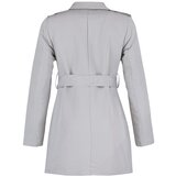 Trendyol Stone Belted Button Closure Fit Pattern Trench Coat | Shoptok.si