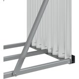  Držač za cjepanice srebrni 300x45x100 cm od pocinčanog čelika | Eponuda.com