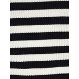 Trendyol Pletena obleka kobalt modra / bela | Shoptok.si