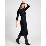 Michael Kors POLO FLARE MIDI DRESS Crna | shoptok.hr