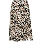 Trendyol Curve Beige Slit Knitted Skirt | shoptok.hr