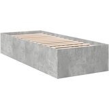  The Living Store Posteljni okvir betonsko siv 90x190 cm inženirski les - Posteljni Okvir, (21445852) | Shoptok.si