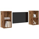  Set TV komoda Zidne 2 pcs Staro drvo 37 x 37 x 72 cm | Eponuda.ba