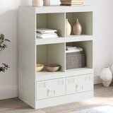 Maison Chic Komoda - Predalnik bela 67x39x95 cm jeklo, (21715563) | Shoptok.si