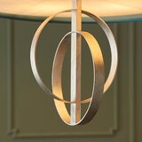  Endon 95223 - Luster na lancu 5xE27/10W/230V, prečnik 70 cm, plava/siva | Eponuda.com